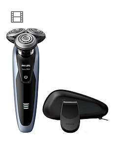 Philips Series 9000 Wet and Dry Men's Electric Shaver with Precision Trimmer - S9211/12