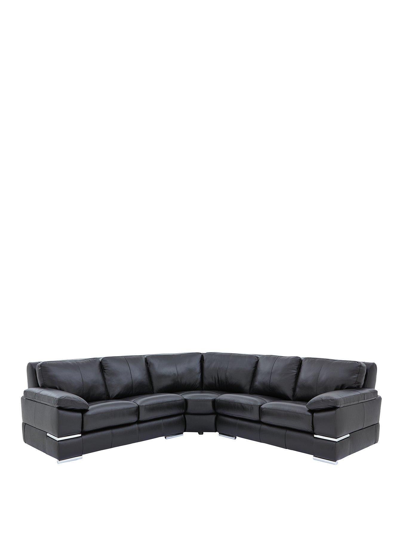 Primo Italian Leather Corner Group Sofa Review