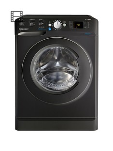 Indesit Innex BWD71453K 7kg Load, 1400 Spin Washing Machine - Black, A+++ Energy Rating