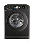  image of indesit-innex-bwe71452kukn-7kg-load-1400-spin-washing-machine-black
