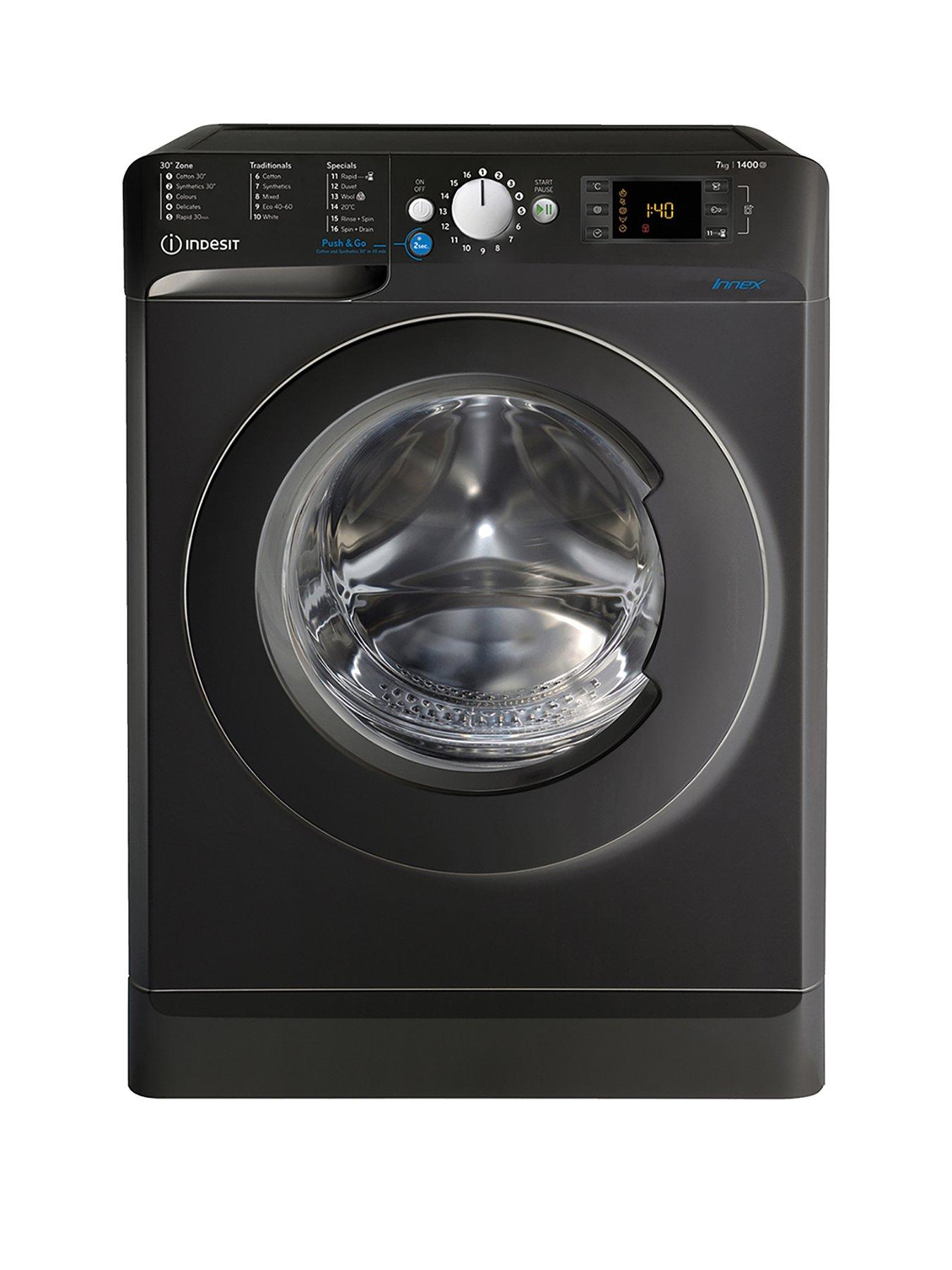 Hotpoint NSWM864CBSUKN 8kg Load 1600rpm Spin Washing Machine Black Very