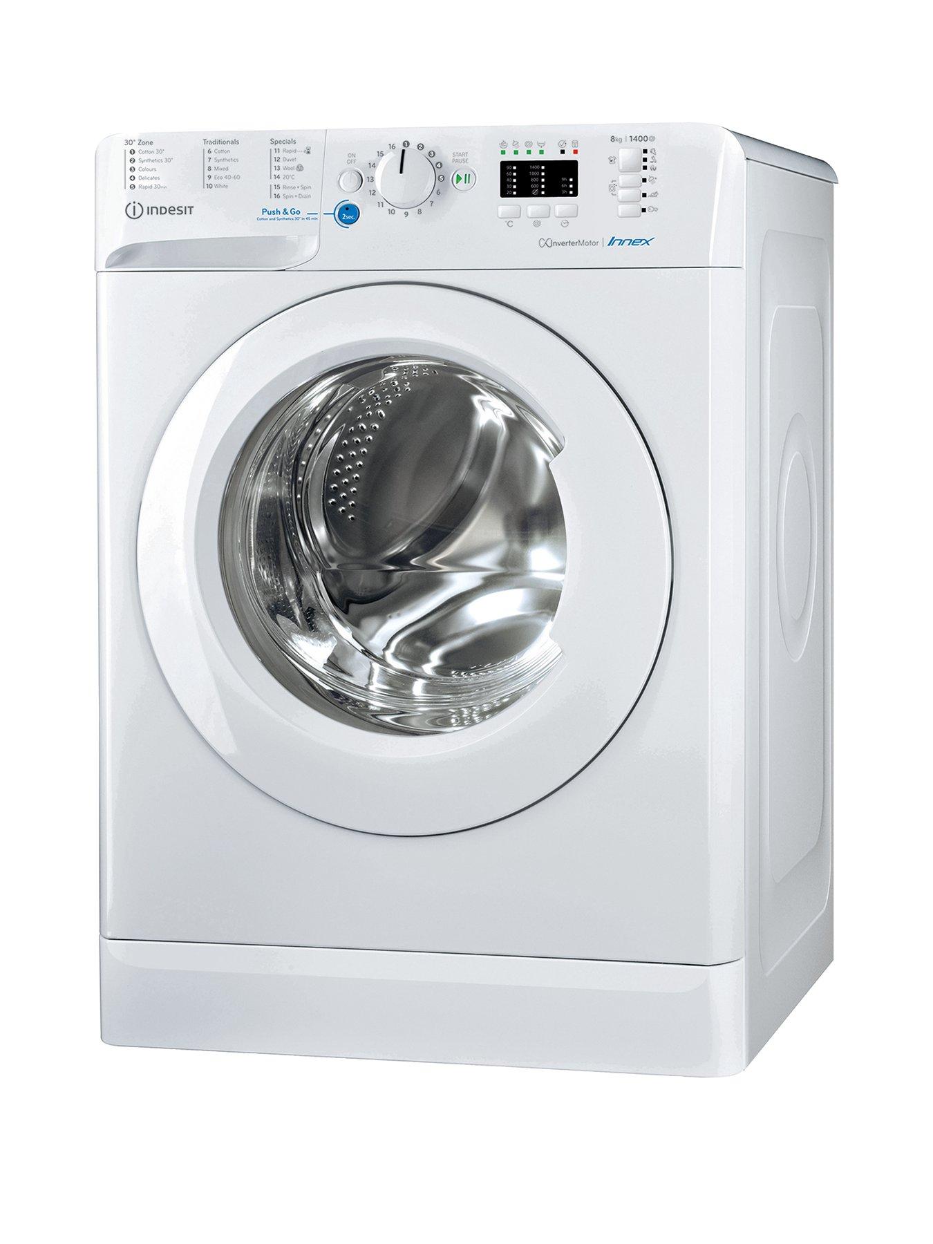 Indesit Innex Bwa81483Xw 8Kg Load, 1400 Spin Washing Machine – White, A+++ Energy Rating