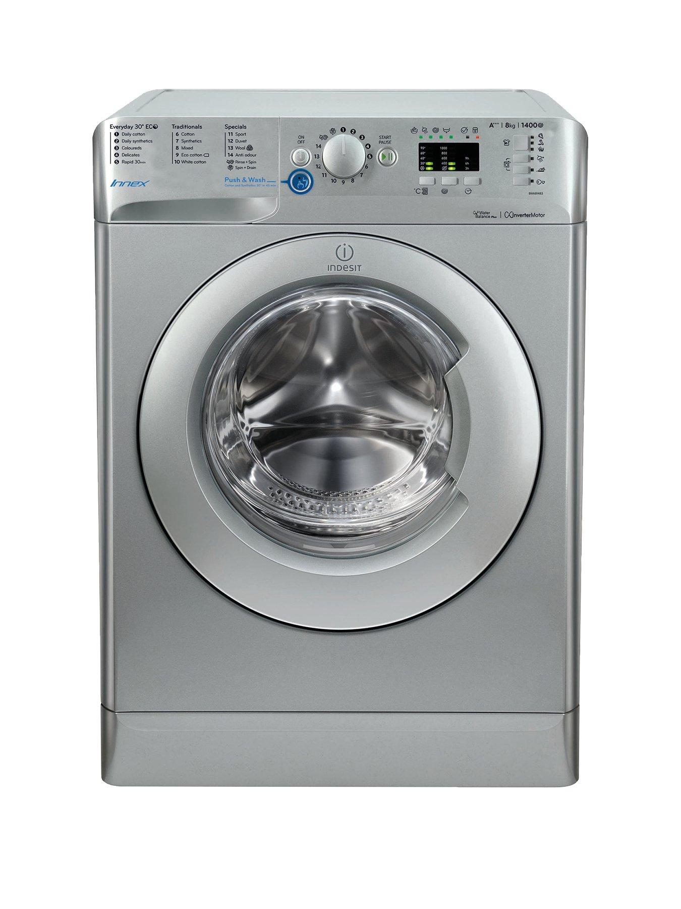 Indesit Innex Bwa81483Xs 8Kg Load, 1400 Spin Washing Machine – Silver