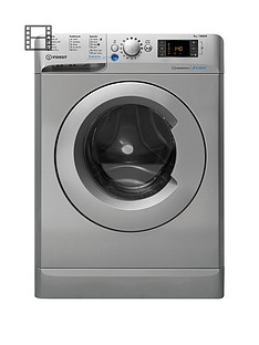 Indesit Innex BWE91484XS 9kg Load, 1400 spin Washing Machine - Silver