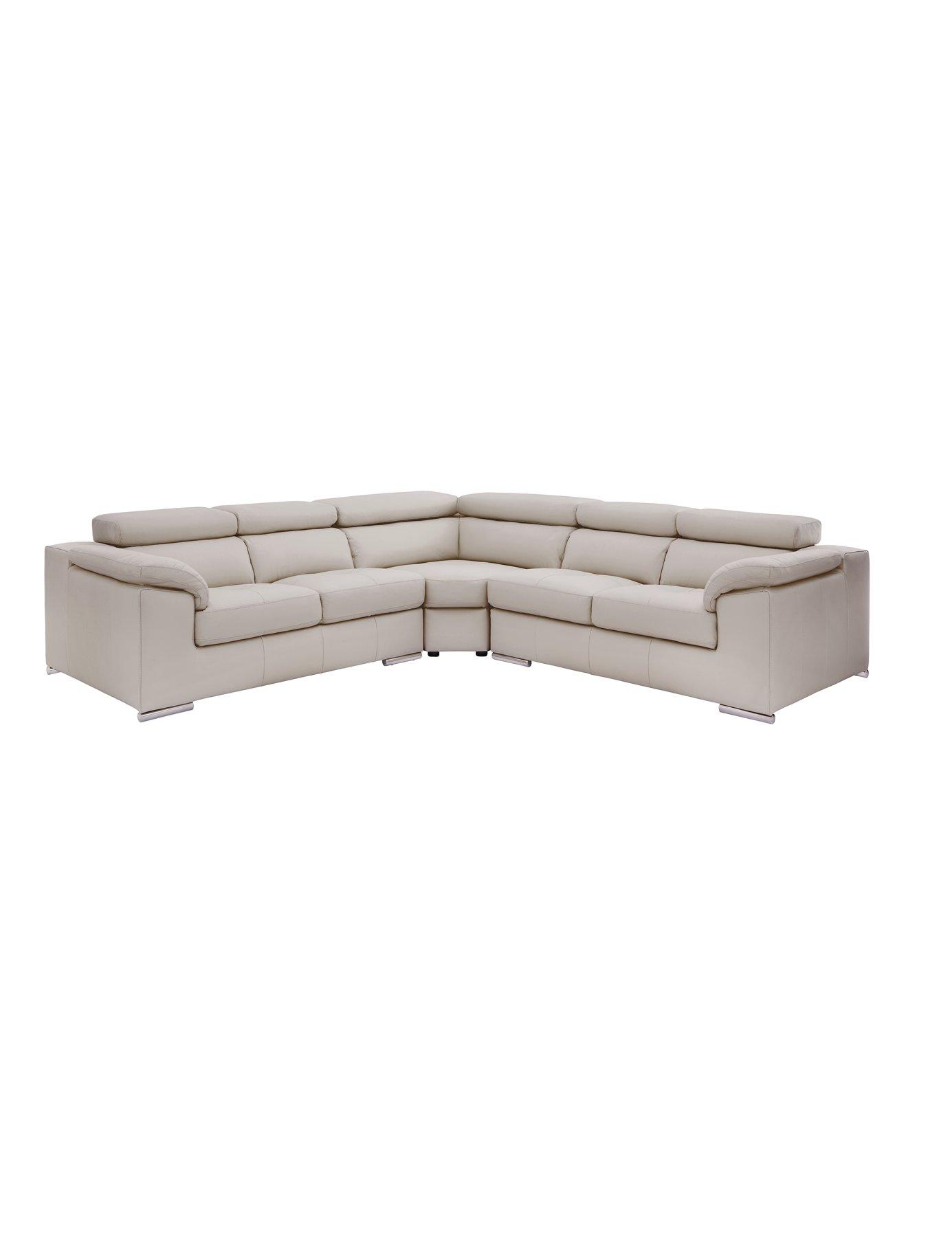 undefined Brady 100% Premium Leather Corner Group Sofa - FSC® Certified