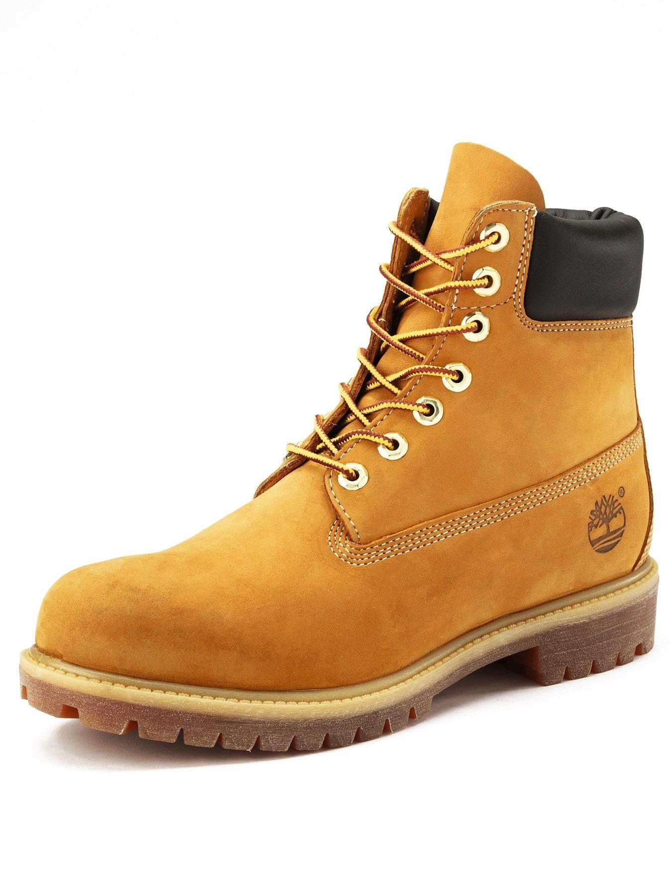 Timberland Mens inch Premium Leather Boots Very