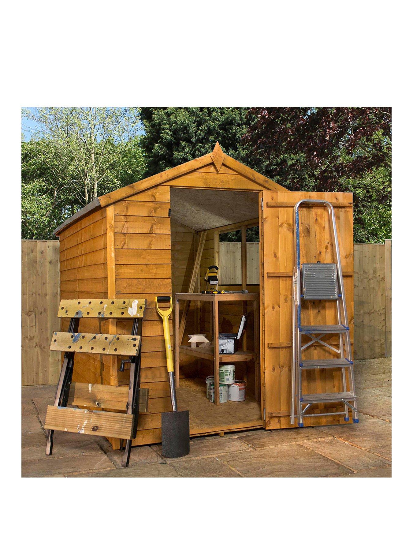 Mercia 7 X 5Ft Overlap Apex Garden Shed Review