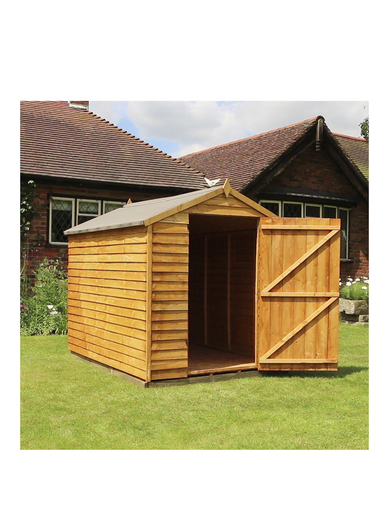 Mercia 7 X 5Ft Windowless Overlap Apex Shed Review