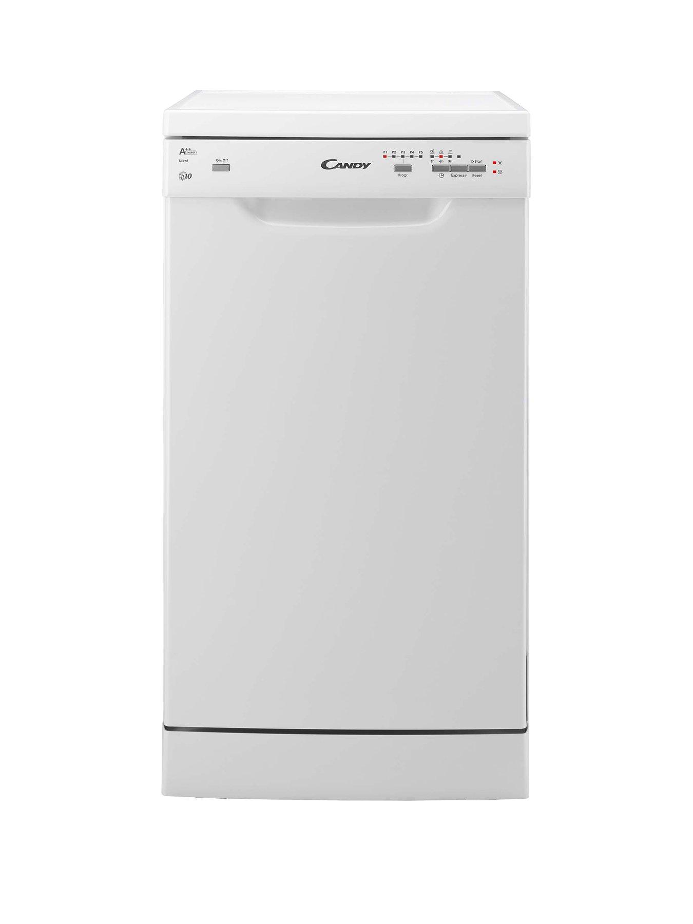 Candy Cdp2L1049W 10-Place Slimline Dishwasher – White