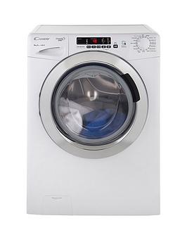 Candy Gvs148Dc3 Grand’O Vita 8Kg Load, 1400 Spin Washing Machine With Smart Touch – White/Chrome