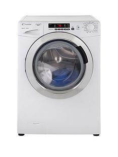 Candy GVS149DC3 Grand'O Vita 9kg Load, 1400 Spin Washing Machine with Smart Touch - White/Chrome