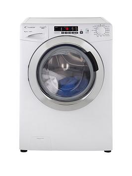 Candy Gvs149Dc3 Grand’O Vita 9Kg Load, 1400 Spin Washing Machine With Smart Touch – White/Chrome