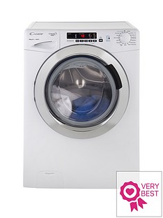 Candy Grand'O Vita GVS1410DC3 10kg Load, 1400 Spin Washing Machine with Smart Touch - White