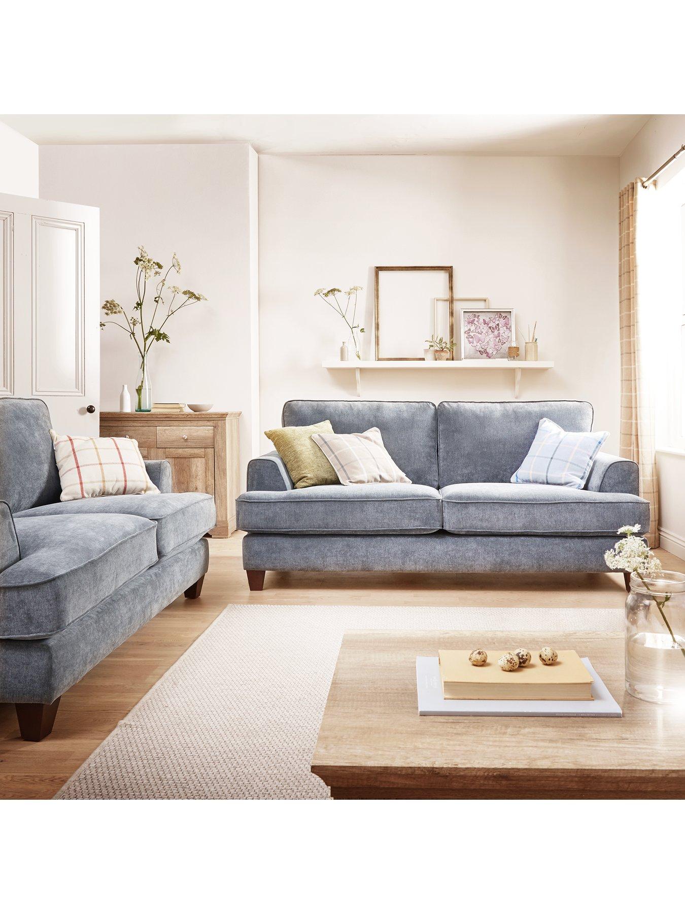 Product photograph of Very Home Camden 3 Seater 2 Seater Fabric Sofa Set Buy And Save from very.co.uk