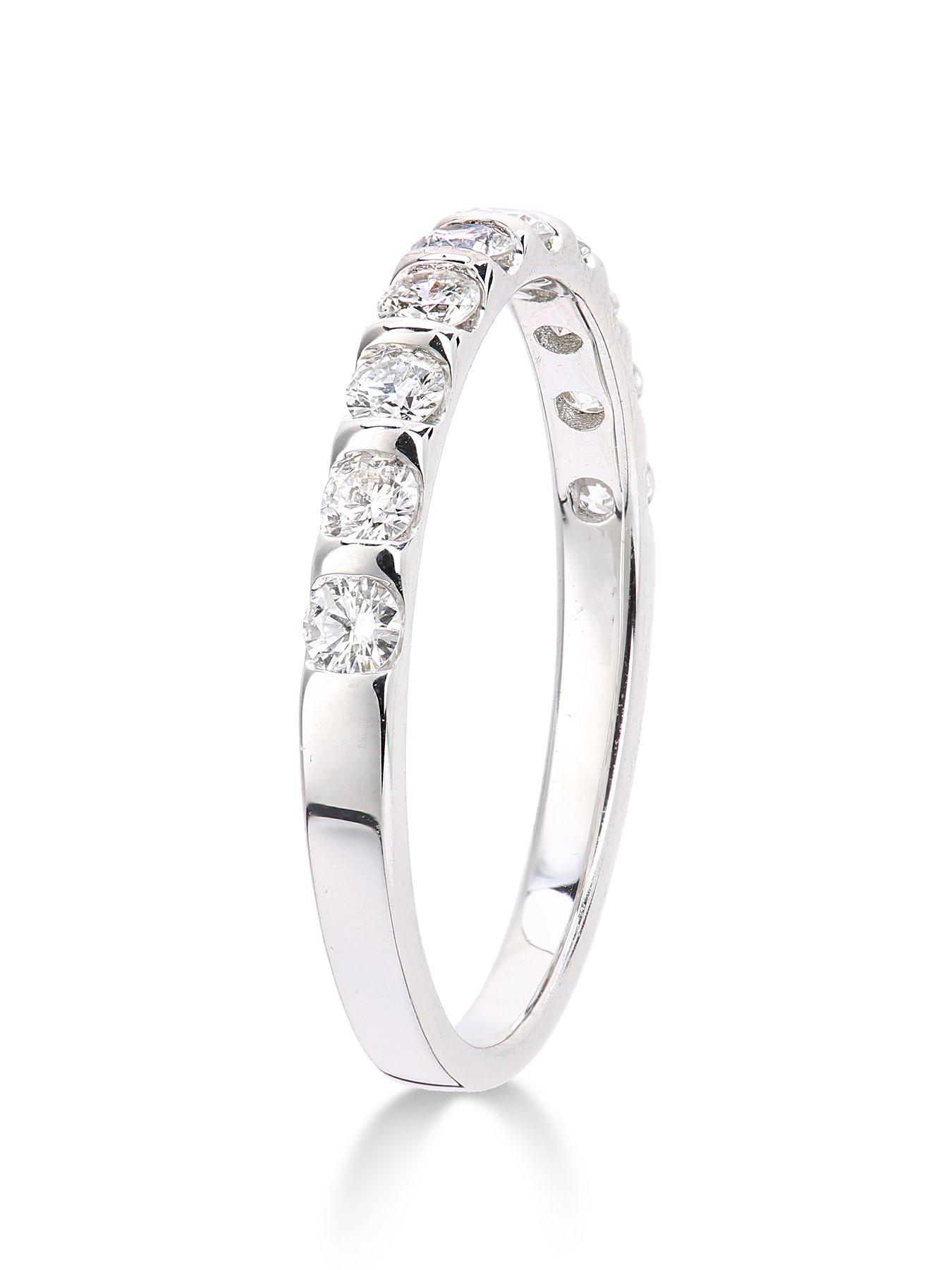 Image 2 of 5 of Love DIAMOND 9ct&nbsp;White Gold 50 Points of Diamond Eternity Ring