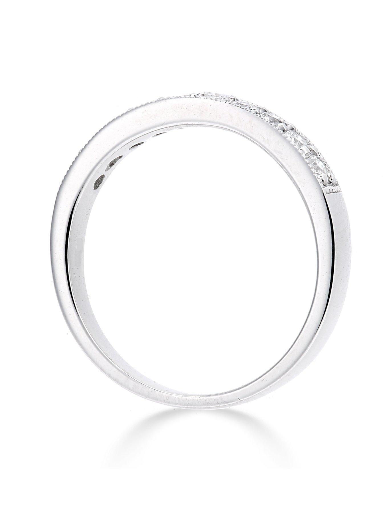 Image 5 of 5 of Love DIAMOND 9Ct White Gold Ring