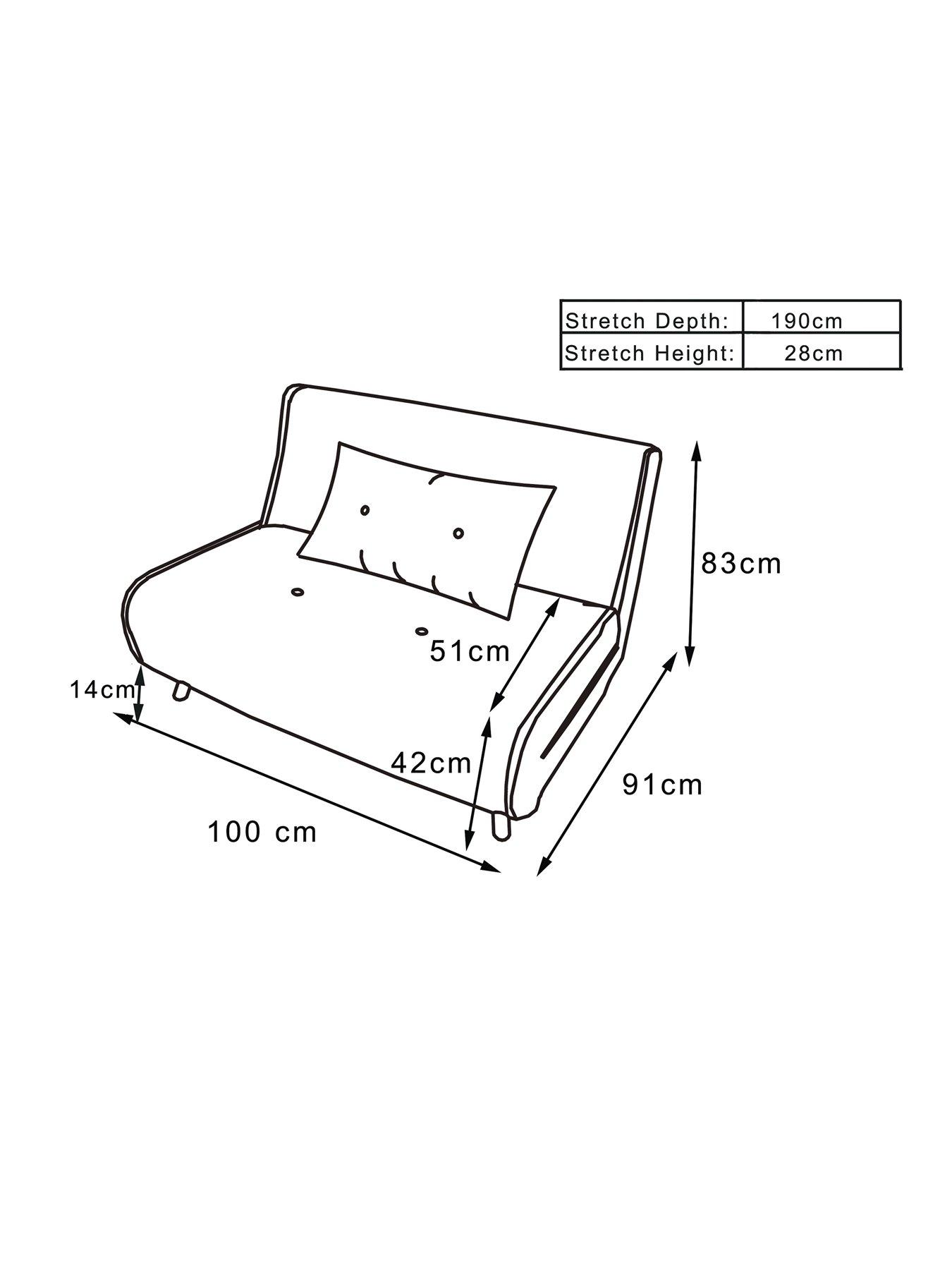 Image 6 of 7 of Everyday Rafael&nbsp;Fabric Sofa Bed&nbsp;- Charcoal -&nbsp;FSC&reg; Certified
