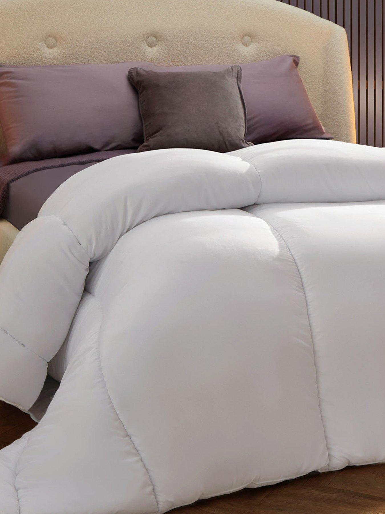 Image 1 of 7 of Silentnight Deep Sleep 13.5 Tog Duvet, Pillow Pair and Mattress Topper Bundle