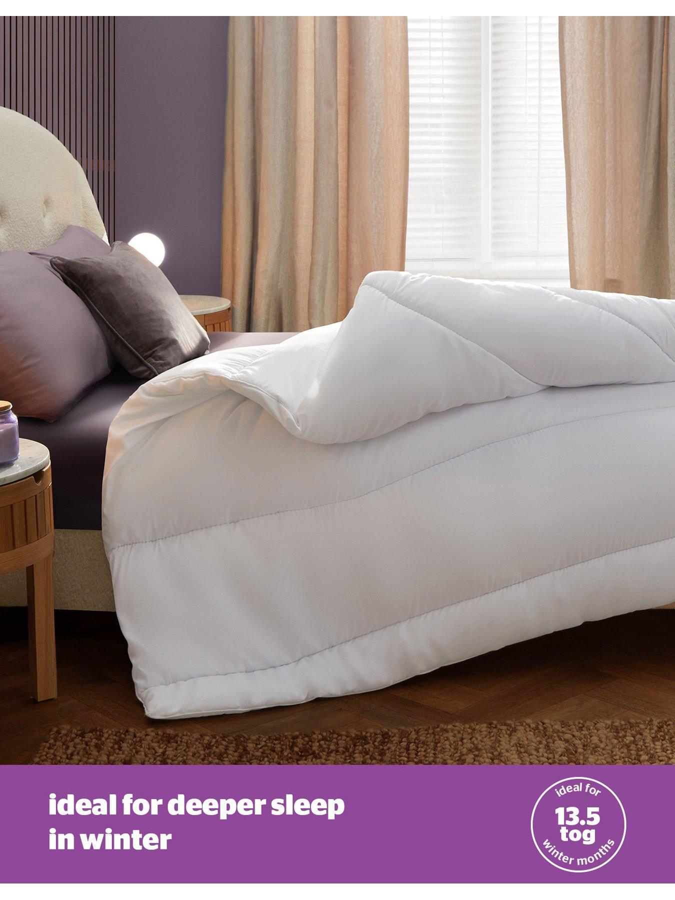 Image 5 of 7 of Silentnight Deep Sleep 13.5 Tog Duvet, Pillow Pair and Mattress Topper Bundle