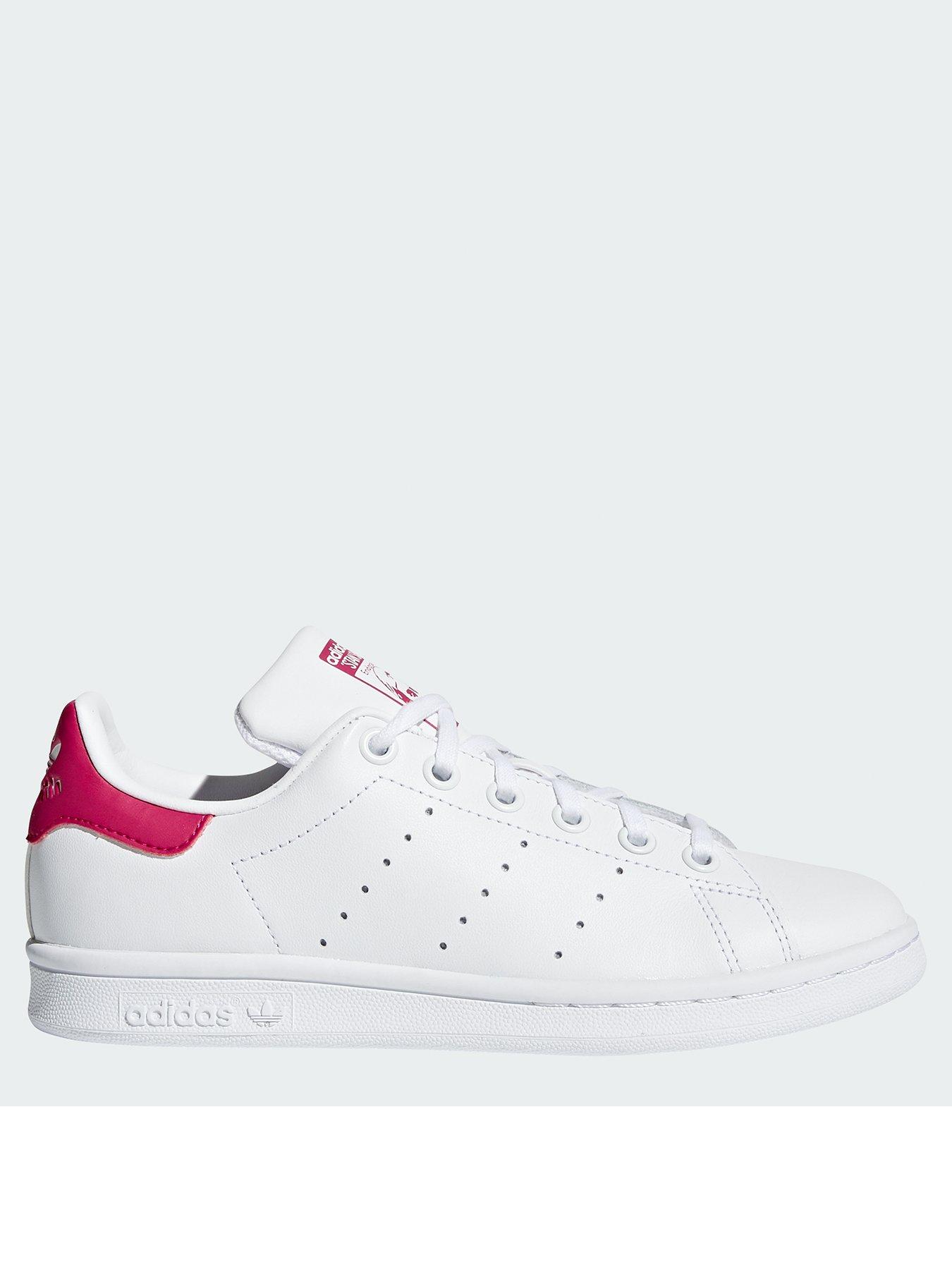 all white stan smiths junior