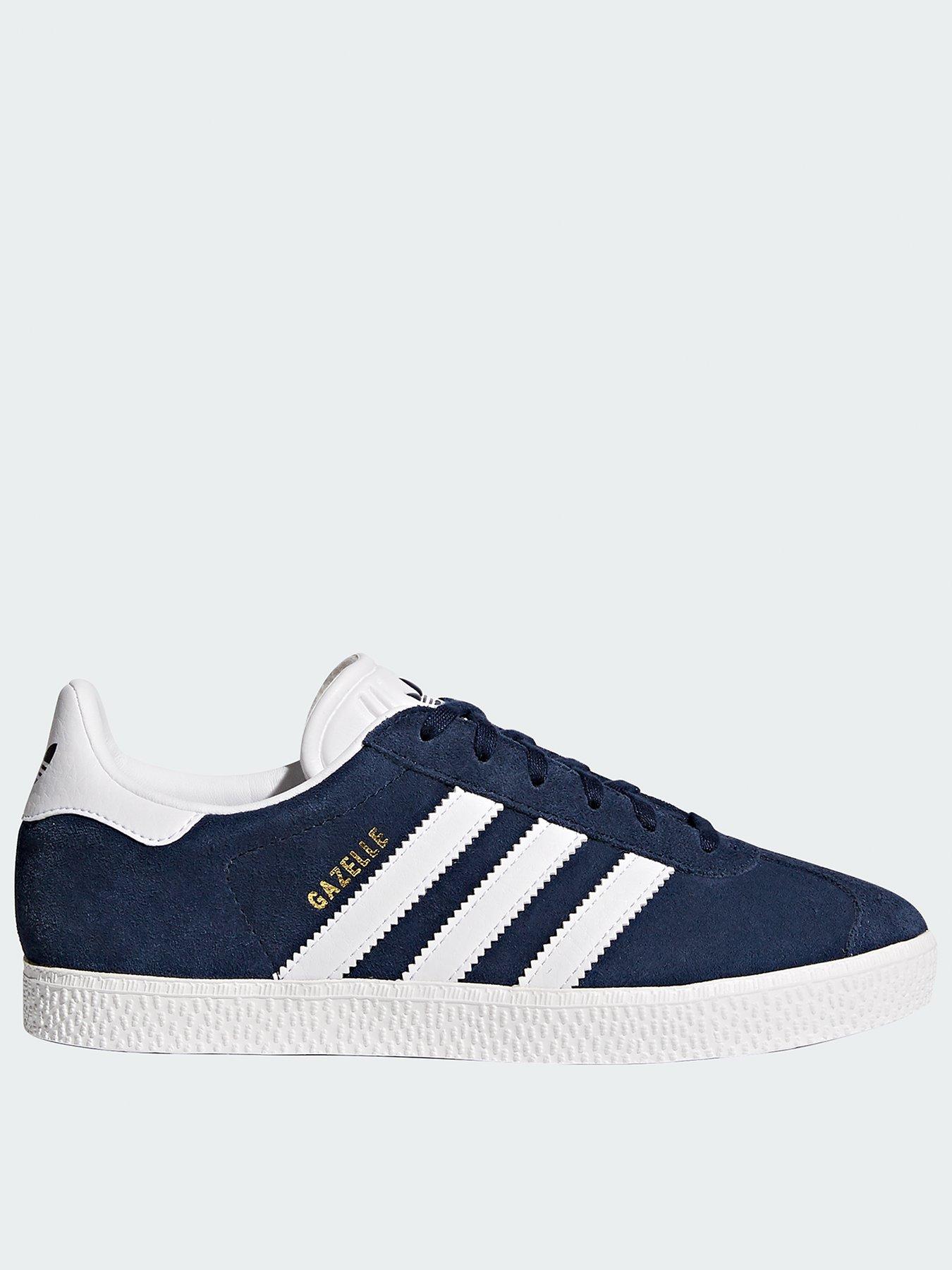 adidas Originals Unisex Junior Gazelle Trainers - Navy