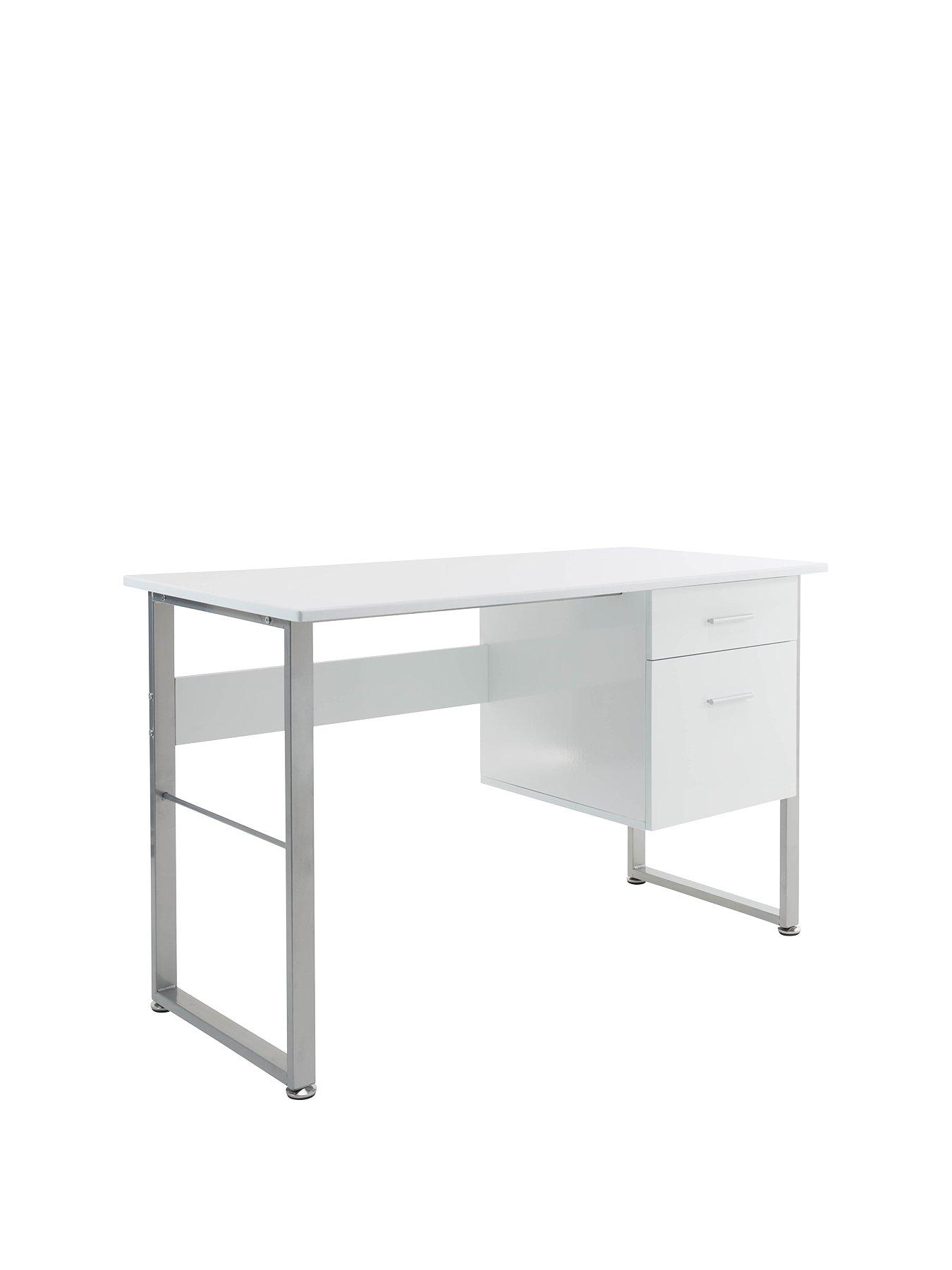 undefined Cabrini White Storage Desk
