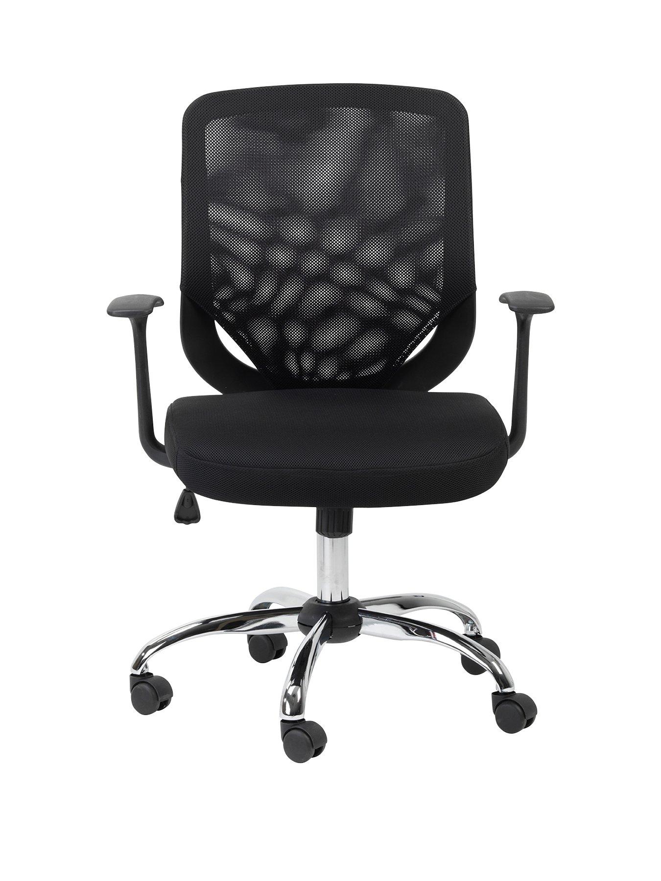 Alphason Atlanta Mesh Back Office Chair - Black