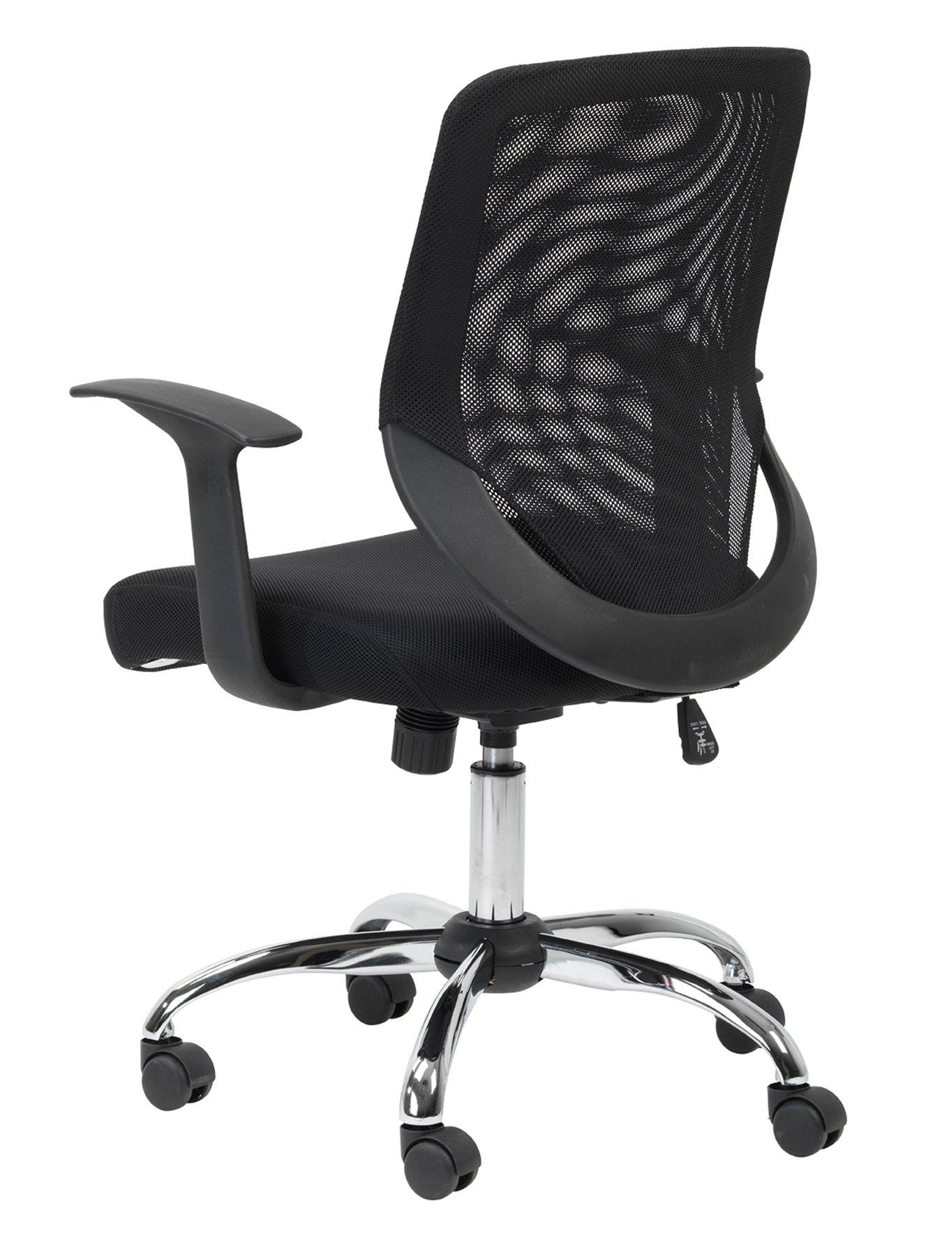 Alphason Atlanta Mesh Back Office Chair Black Uk