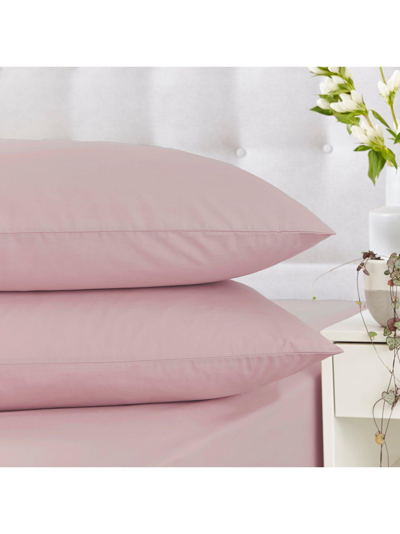 undefined 180 Thread Count Pure Cotton Standard Pillowcases (Pair)