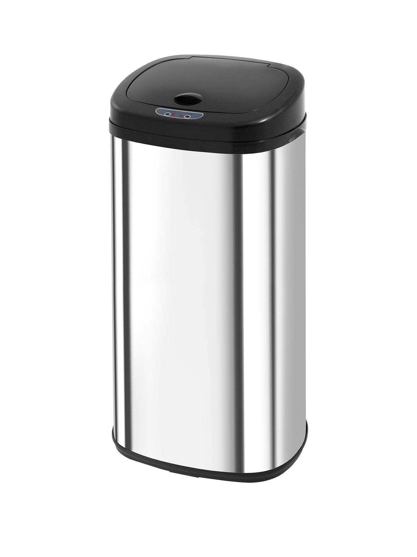 Morphy Richards 50 Litre Chroma Square Sensor Bin Stainless Steel