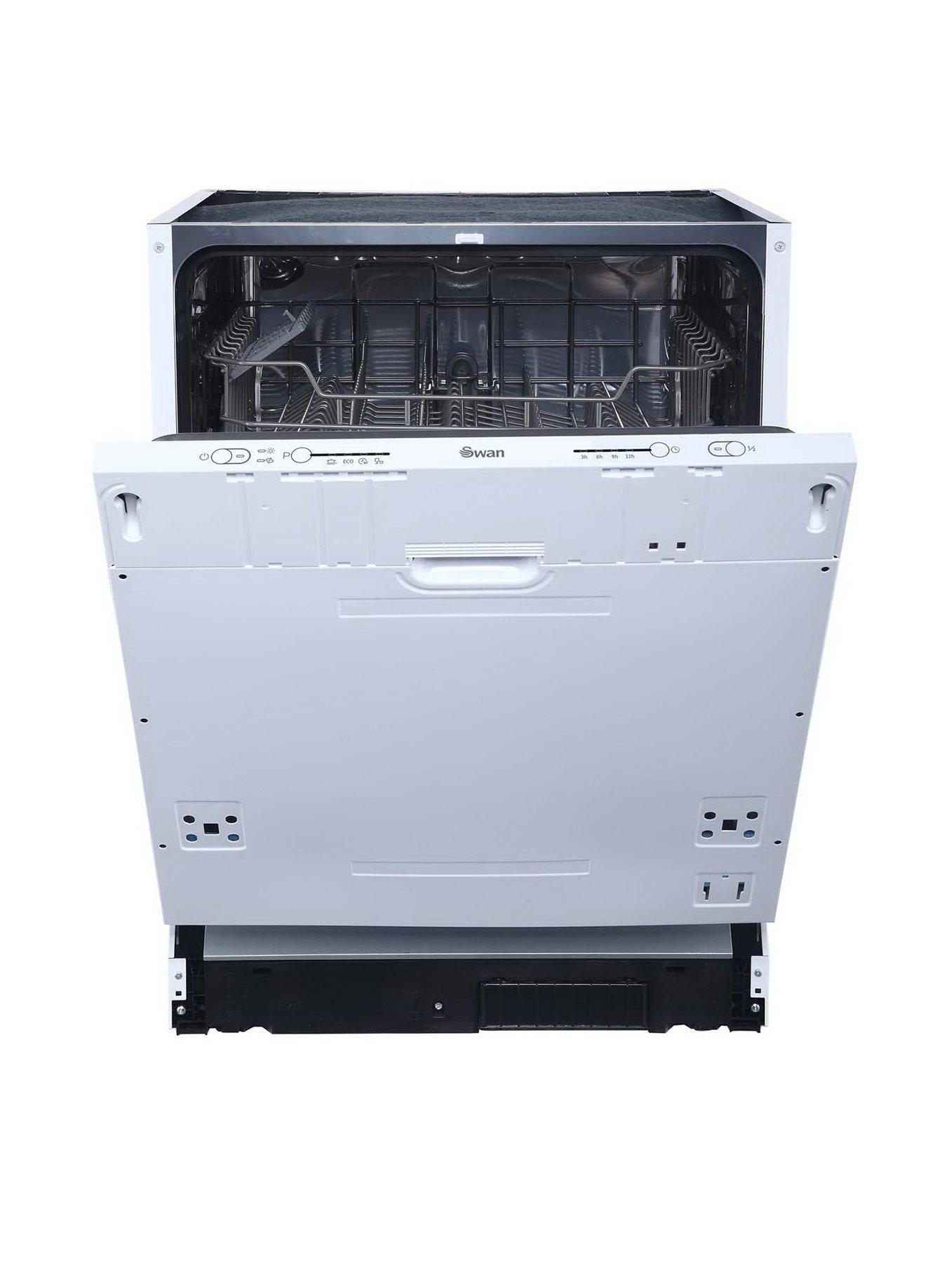 Swan Sdwb7040W 12-Place Full Size Integrated Dishwasher – White