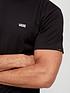  image of vans-mens-left-chest-logo-t-shirt-blackwhite
