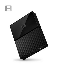 Western Digital My Passport 1TB Portable External Hard Drive - Black