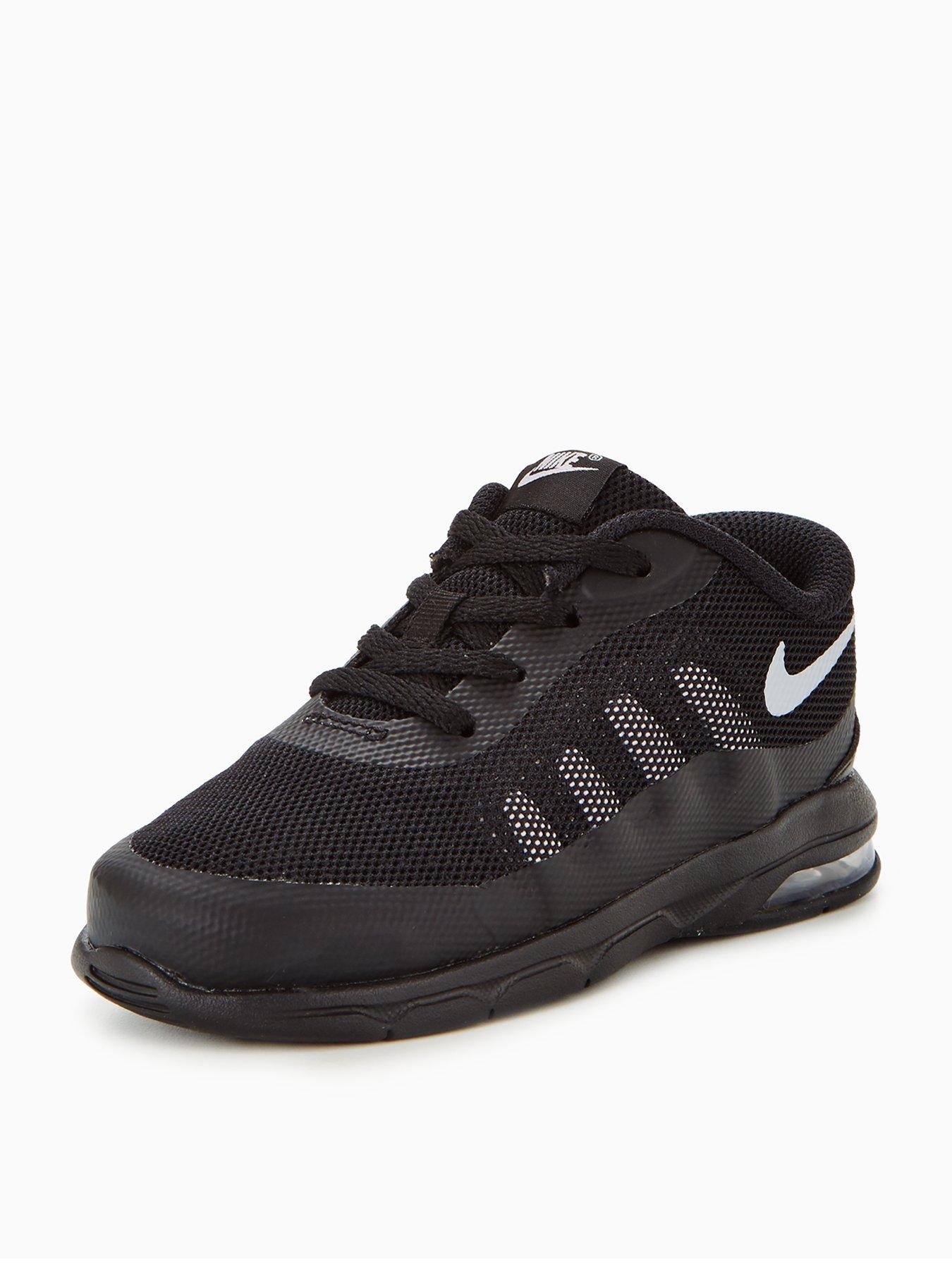 black nike trainers infant