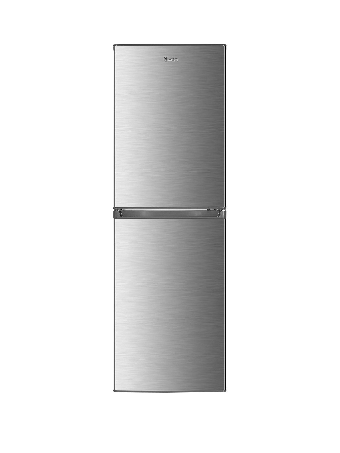 Swan Sr8160S 55Cm Wide 50/50 Split Fridge Freezer - Inox