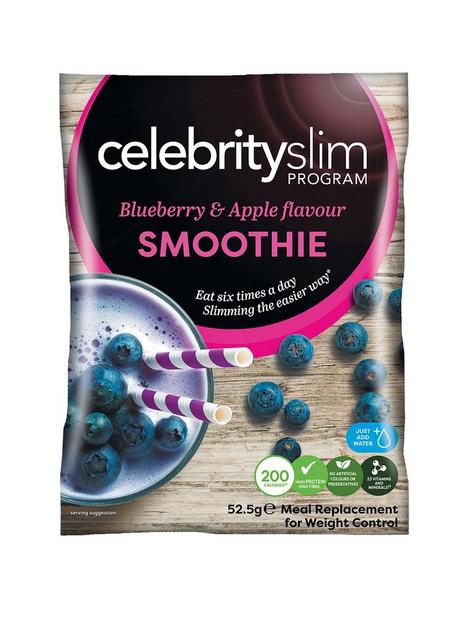 celebrity-slim-csnbspblueberry-amp-apple-smoothies-14-sachetsnbsptotal-weight-735-grams