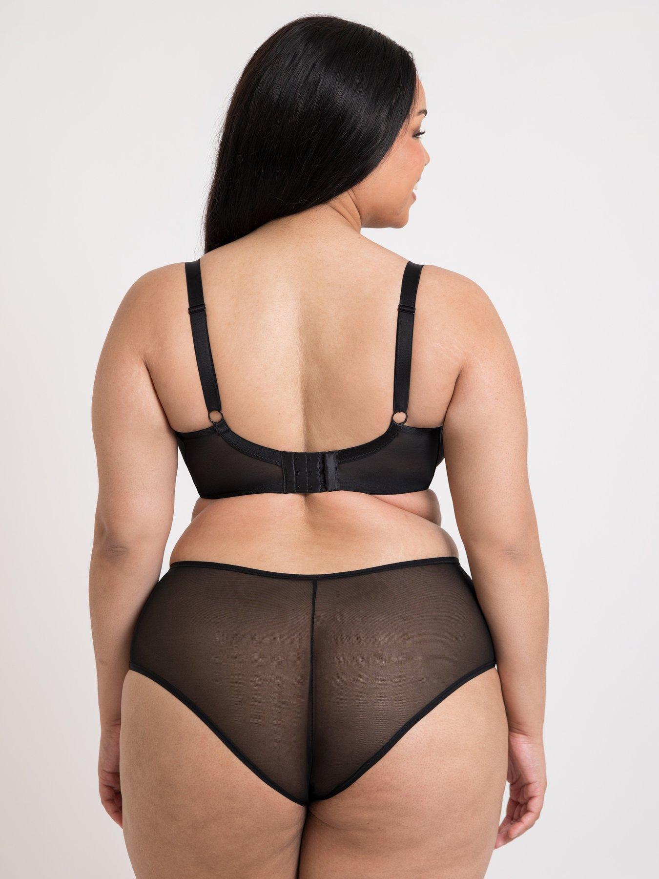 Image 3 of 6 of Curvy Kate Victory Side Support Balcony Bra - Black