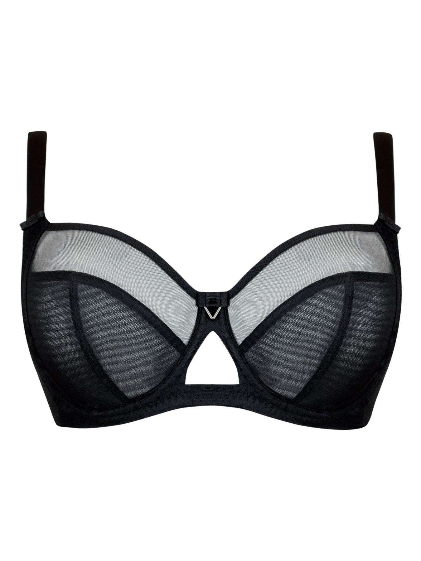Image 6 of 6 of Curvy Kate Victory Side Support Balcony Bra - Black