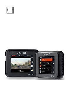 Mio MiVue C330 Dash Cam with 1080p recording, GPS, Safety Camera Alerts, 3 Axis G-Sensor and 2-inch LCD Screen