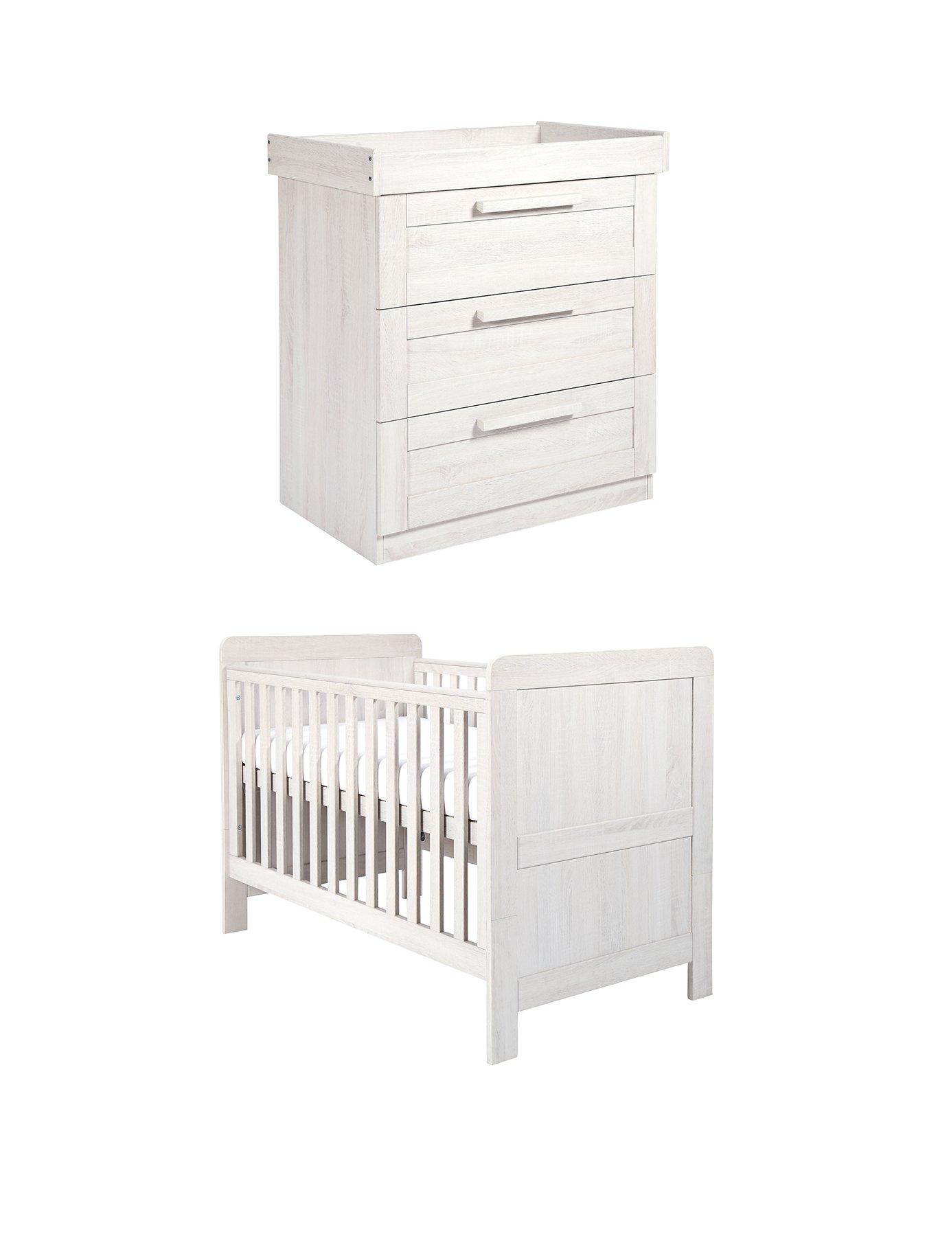 Product photograph of Mamas Papas Atlas Cot Bed Amp Dresser from very.co.uk