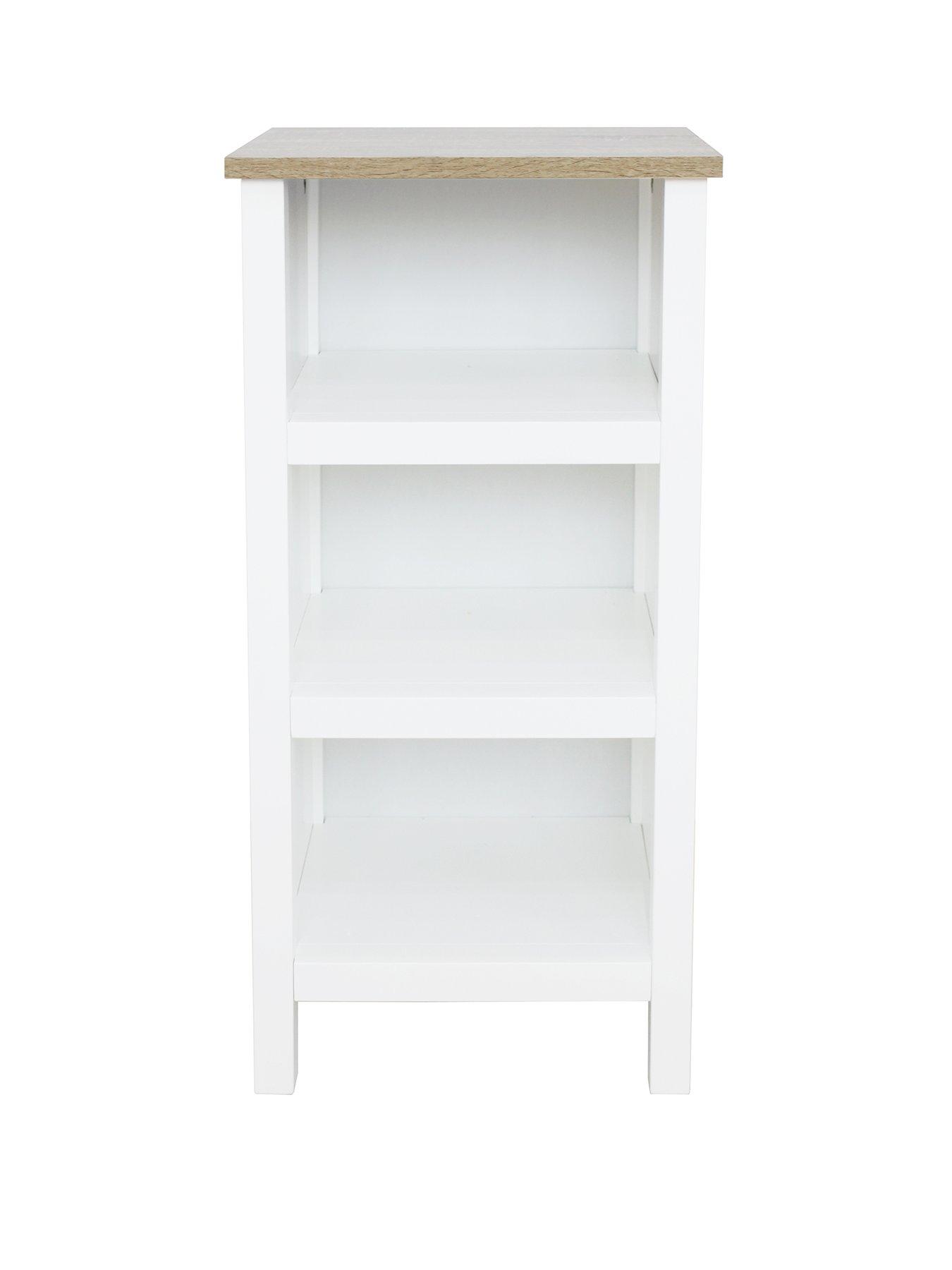 three tier bathroom shelf