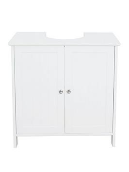 Product photograph of Lloyd Pascal Portland Undersink Unit - White from very.co.uk