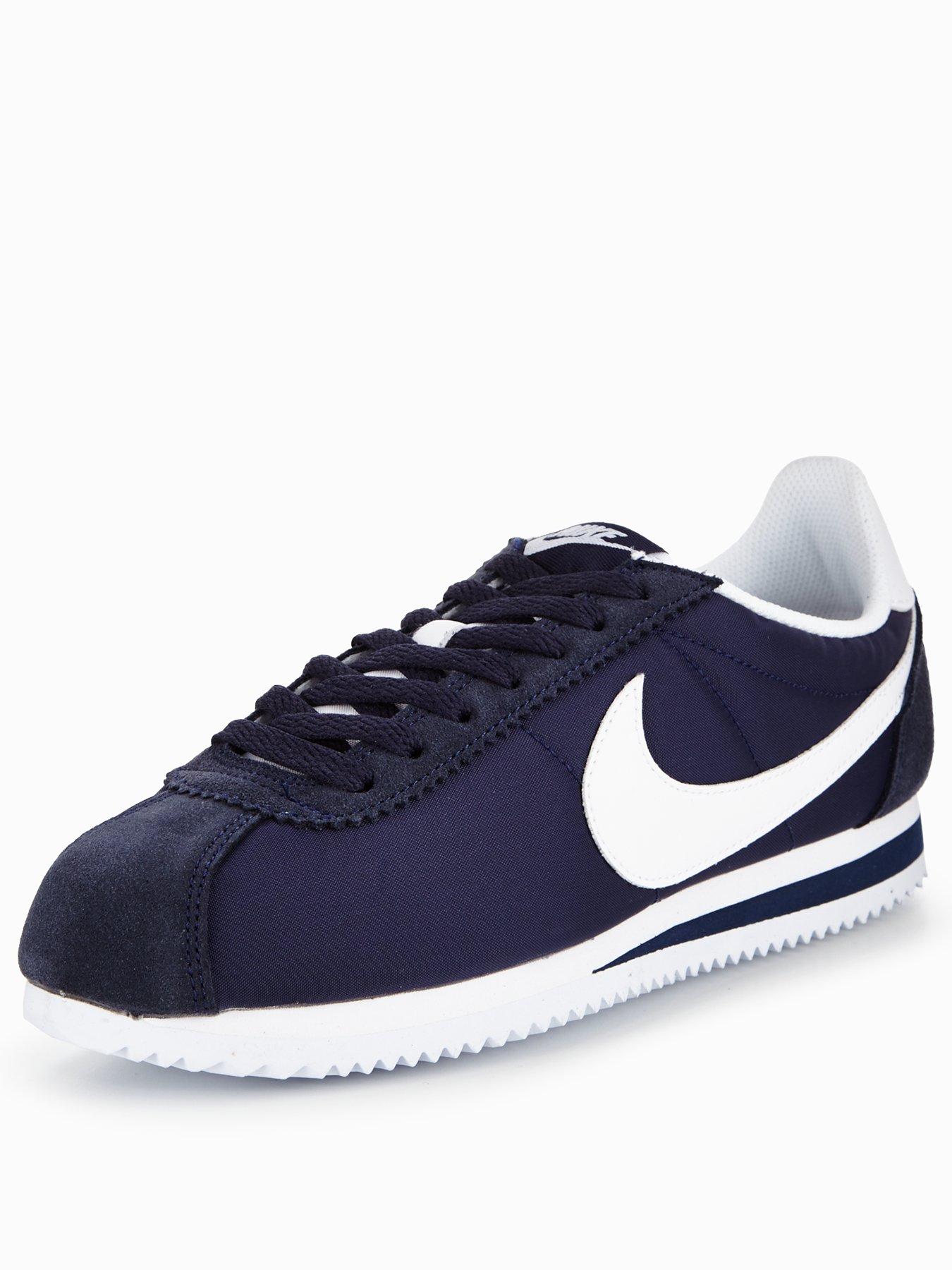 nike cortez nylon navy