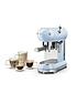  image of smeg-ecf01-espresso-coffee-machine-pastel-blue