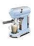  image of smeg-ecf01-espresso-coffee-machine-pastel-blue