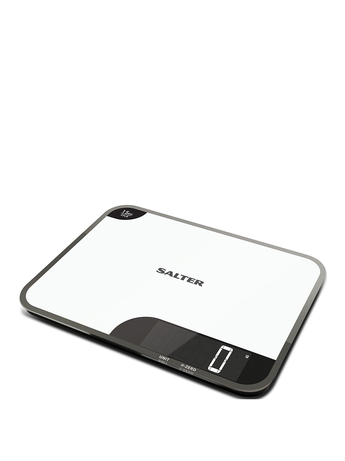 Product photograph of Salter Max 15kg Chop And Weigh Kitchen Scale 1079 from very.co.uk