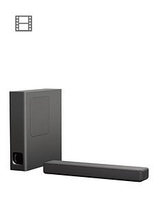 Sony HTMT300 Compact Soundbar with Slim Subwoofer & Bluetooth - Charcoal Black