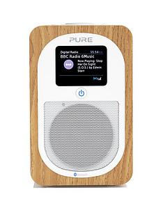Pure Pure Evoke H3 DAB/FM Bluetooth Digital Radio, Oak