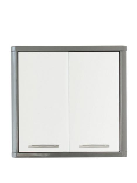 lloyd-pascal-luna-hi-gloss-2-door-mirrored-bathroom-cabinet-grey