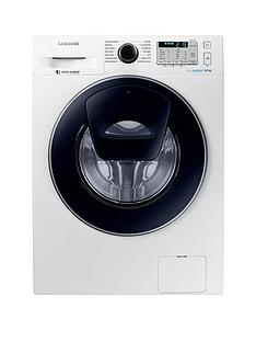 Samsung WW80K5413UW/EU 8kg Load, 1400 Spin AddWash Washing Machine with ecobubble™ Technology and 5 Year Samsung Parts and Labour Warranty - White
